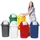 Push-Mülleimer Weiß