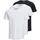 Organic Basic 3 Pack Kurzarm-T-Shirt Black Pack 2 White 1 Black XL