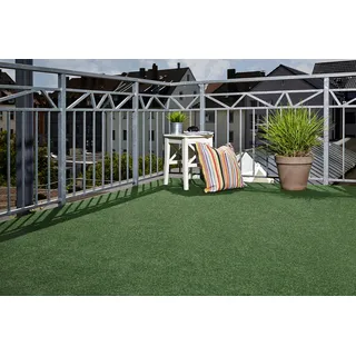 andiamo Kunstrasen Rasenteppich Balkon Terasse Vlies Komfort 600 x 400 cm grün. Weitere Farben und Größen verfügbar