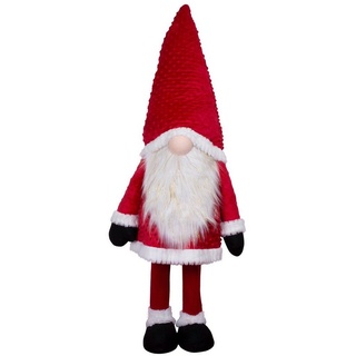 Christmas Paradise Weihnachtsfigur Wichtel 90cm (115cm) XXL Wackelgnom (Deko Figur, 1 St), Weihnachten, rot