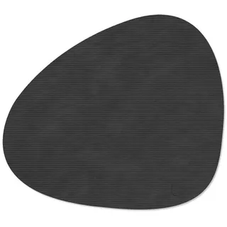 LINDDNA Tischset Curduroy L Curve Leder Black