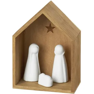 Räder Winterzeit Kleine Krippe Weihnachten Krippenspiel Maria Josef Jesuskind