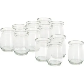 VBS XXL Dekovase Minivasen, 12 Stück, Füllmenge ca. 100 ml weiß