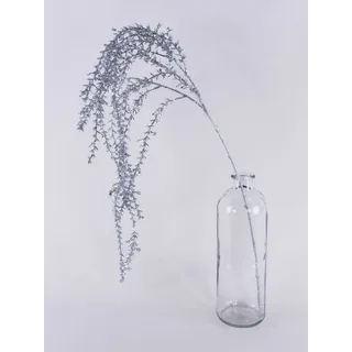 Kunstzweig Künstlicher Rhipsalis Zweig HASAN, Glitzer, Silber, 120cm Rhipsalis, artplants, Höhe 120.0 cm silberfarben