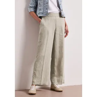 STREET ONE High Waist Loose Fit Stoffhose Timeless Beige 44 32