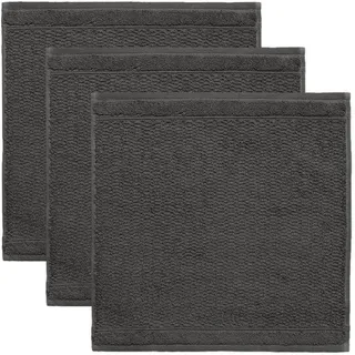 Frottana Seiftuch 30 x 30 cm grau 3 St.
