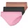 Training Slip 3er Pack rosa/braun/bunt XL