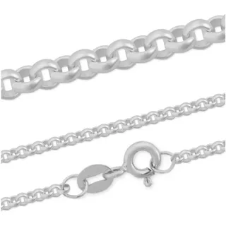 FIRETTI Collierkettchen "Schmuck Geschenk Silber 925 Erbskettengliederung 1,75 mm breit" Gr. 42, silber (silberfarben), Halsketten, Damen, 42, Silber 925 (Sterlingsilber), B: 1,75mm, B:1,75mm