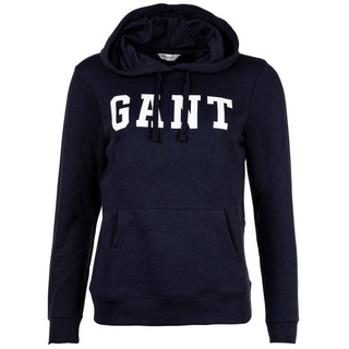 Gant Sweater Damen Hoodie - REGULAR GRAPHIC HOODIE blau XS