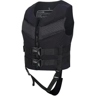 Hochwertige Schwimmweste aus Neopren, ideale Schwimmhilfe für Baby Kinder Jungen und Mädchen schwimmgurt Kinder 2-14 Jahre (Schwarz, 9-12 Jahre)
