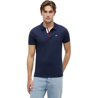 Tommy Hilfiger Slim Placket Kurzarm-poloshirt Twilight Navy S