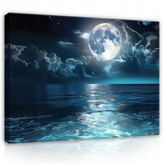 Wallarena Leinwand, Mehrfarbig, Holzwerkstoff, Recyclingholz, Abstrakt, Rechteckig, 100x70 cm, FSC 100%, 3D-Effekt, Bilder und Zubehör, Wandbilder, Leinwandbilder