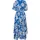 Maxikleid Blau/Weiß 48