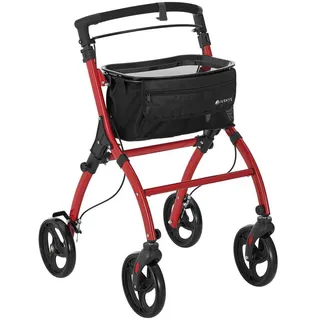 Juskys Rollator für die Wohnung Rot