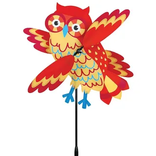 Premier Kite PKGIOO17 Wetterfahne Vogel, Eulen, mehrfarbig, 40 x 26 x 111 cm