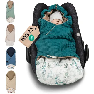 ULLENBOOM Einschlagdecke für die Babyschale - Ideal für Herbst & Winter