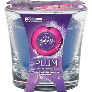 Glade Duftkerze Plum Passion Pulse im Glas herben süßlichen Duft