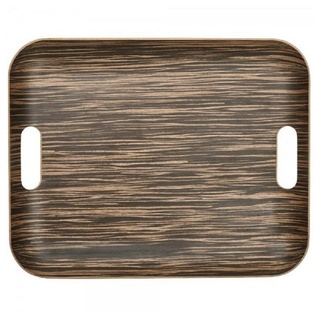 ASA Tablett Asa Holztablett Wood Rechteckig Ebony Braun (45x36cm)