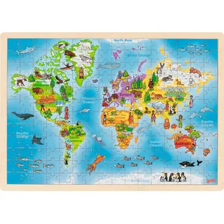 GoKi Einlegepuzzle Welt