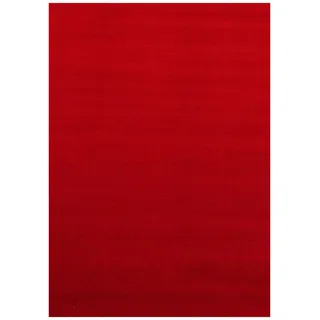 KADIMA DESIGN LECH Kurzflorteppich 160 x 230 cm Rot