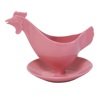 Sonja-Plastic Eierbecher Huhn rosa - Der Kult-Eierbecher Made in Germany