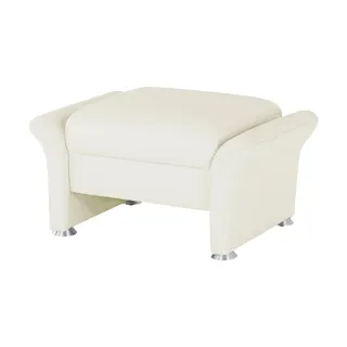 himolla Lederhocker  6001 ¦ creme ¦ Maße (cm): B: 79 H: 43 T: 57.0