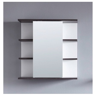 trendteam Spiegelschrank California / SanDiego Badezimmerspiegel Spiegel Badspiegel Badspiegel Weiß/Grau 60x60x20cm grau|weiß
