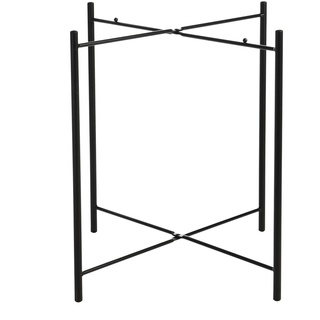 Tischgestell aus Metall, D:45cm x H:46cm, schwarz