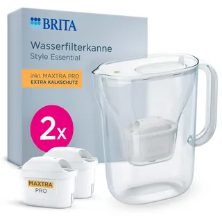 Brita Style Essential white inkl. 2x Maxtra Pro Extra Kalkschutz