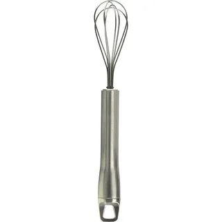 Famanu Kleine Garde - Silberfarbener Schneebesen für Küche und Backen, 21 cm