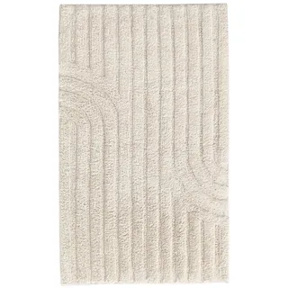 CASANOVA Badematte MINORI Cremeweiß 100 x 60 cm