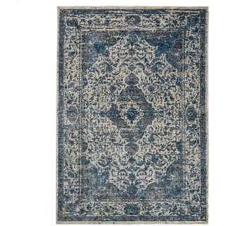 KADIMA DESIGN Adur Kurzflorteppich 200 x 300 cm Blau