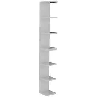 Aileenstore Wandregal DIVA 25 x 25 x 185 cm Weiß