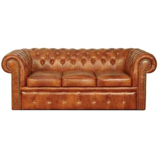 Original Chesterfield  Sofa 3-er Couch Klassisch