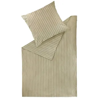 Schöner Wohnen SOFT STRIPE Gestreift Beige 155 x 220 cm + 80 x 80 cm/40 x 80 cm