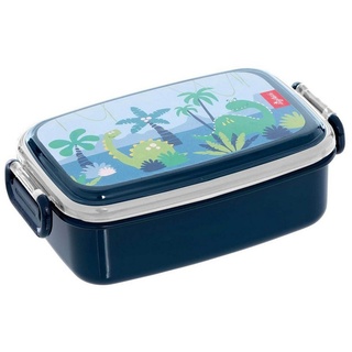 Sigikid Lunchbox Lunchbox 18 x 9 x 5 cm, Material-Mix, (1-tlg), Spülmaschinengeeignet, Motiv-Deckel mit der Hand spülen blau