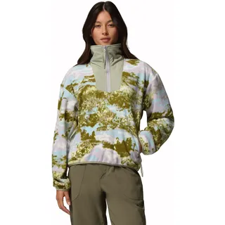 Columbia Sequoia Grove Printed Half Zip Fleece Jacke Grün XL
