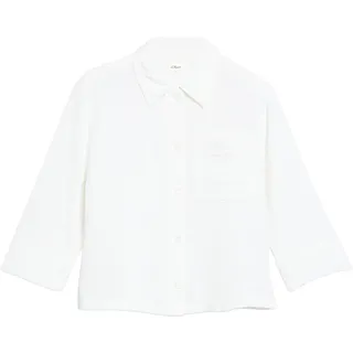 s.Oliver Damen Indoor-Jacke – weiß - 38