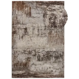 TaraCarpet Teppich Vintageteppich Argo 63393 Vintage, rechteckig, Höhe: 14 mm, Vintage Design in new beige und braun Töne schwere Qualität 133x195 beige rechteckig | 133 cm x 195 cm x 14 mm