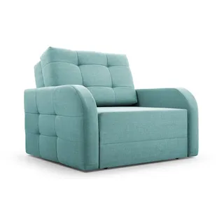 MOEBLO Kindersofa Porto 80, Schlafsessel Sofa Sessel Jugendsofa Schlafsofa 1-Sitzer Gästebett, mit Relaxfunktion grün