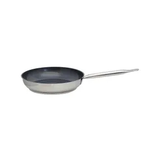 ELO Profi Therm Platinum Pfanne aus 18/10 Edelstahl hochwertige Antihaft Pfanne Pfas frei mit Elodur® Select Beschichtung kratzfest Bratpfanne Induktion backofenfest 24 cm