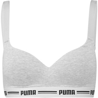 Puma Padded Bra Damen grey melange S