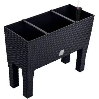 Prosperplast Blumenkasten 60 x 25 x 45 cm Anthrazit
