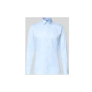 OLYMP No. Six Slim Fit Businesshemd mit Kentkragen, Bleu, 38