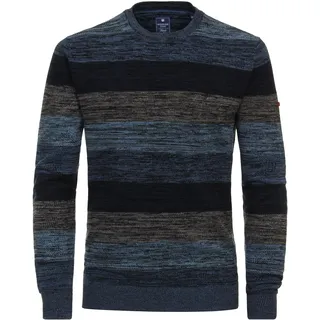 Redmond Pullover gestreift Blau L - L