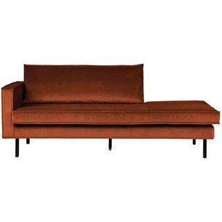 Recamiere Rodeo Daybed Samt, links Rost