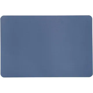 KESPER Platzset, Tischset Lederoptik blau 44x29cm Kunststoff