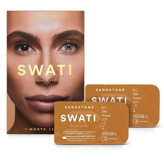 swati cosmetics Swati Kontaktlinsen Sandstone 2 Stück