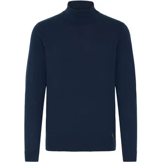 !Solid Rollkragenpullover SOLID "Rollkragenpullover SDAkalmo", Herren, Gr. 3XL, blau (insignia blau), Obermaterial: 70% Baumwolle CO recyc.. 30% Polyester Pol. recyc.., Pullover Rollkragenpullover