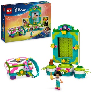 LEGO ǀ Disney Encanto Mirabels Fotorahmen und Schmuckkassette, Bauset für Kinder mit Spielzeug-Armband und der Spielfigur Mirabel Madrigal, Gesch...